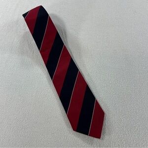 Lands' End Bold Red, White, and Blue USA Striped Tie 57” Length
